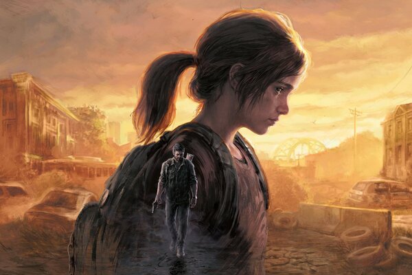 Desktop Wallpapers The Last of Us Ellie, Joel Two Creeks 1366x768