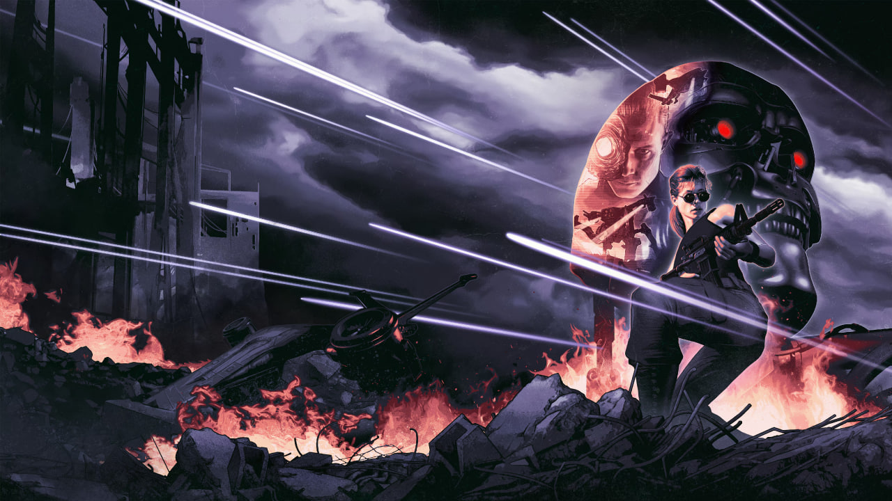 Terminator 2D: No Fate side-scrolling gameplay.