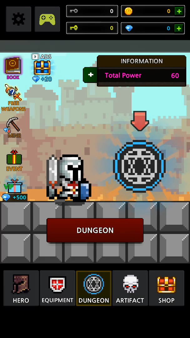 Dungeon X Pixel Hero