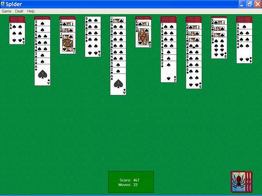 MSN Games - Microsoft Spider Solitaire