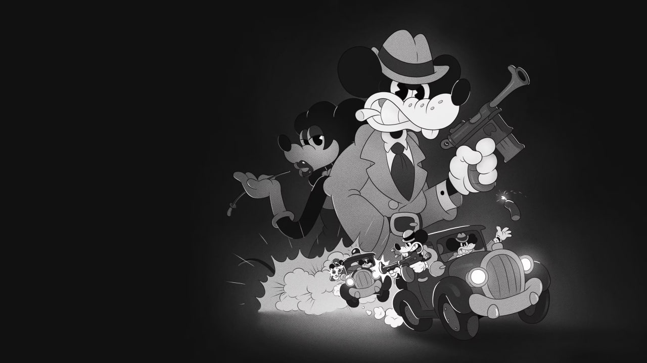 Mouse P.I. for Hire game art featuring the main character in a noir setting.