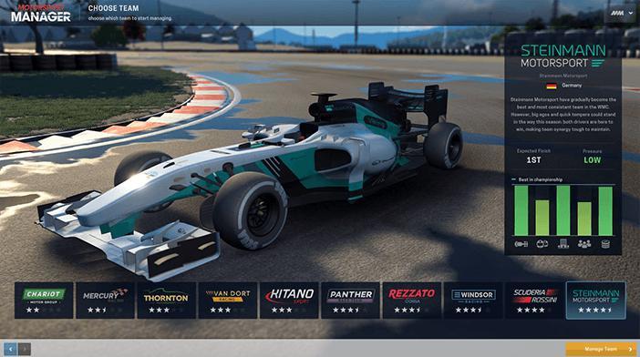 Motorsport Manager for Nintendo Switch