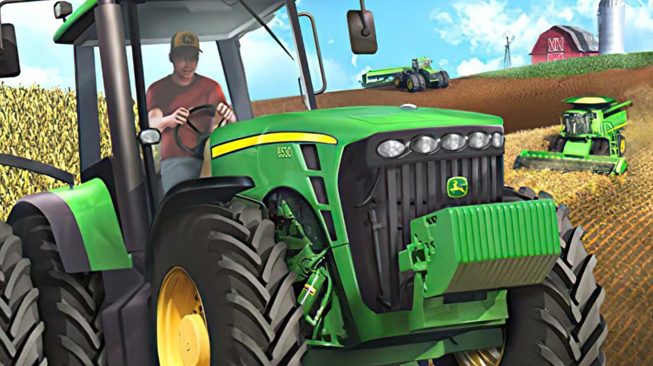 john deere drive green