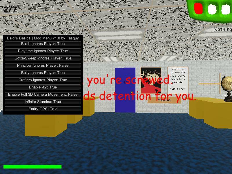 Baldi's Brutal Basics Mod Menu - release date, videos, screenshots, reviews  on RAWG