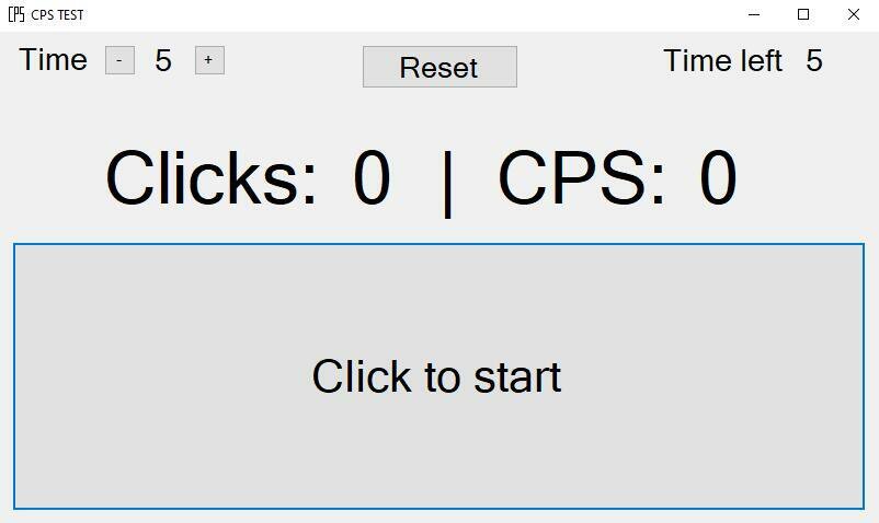 CPS TEST  Clicks Per Second - release date, videos, screenshots, reviews  on RAWG