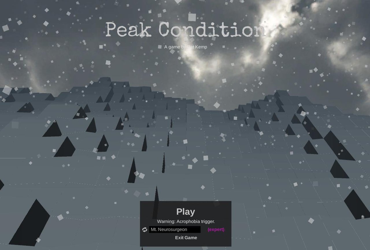 Conditions игра. Peak игра. A difficult game about Climbing карта игры. Peak conditioning. A difficult game about Climbing небо.