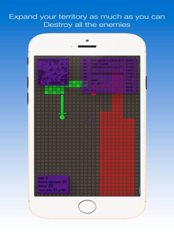 Territory.IO - online version of Paper Splix Games - release date ...