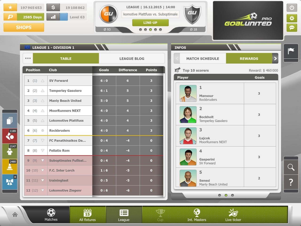 goalunited - O jogo online de gestão de futebol!