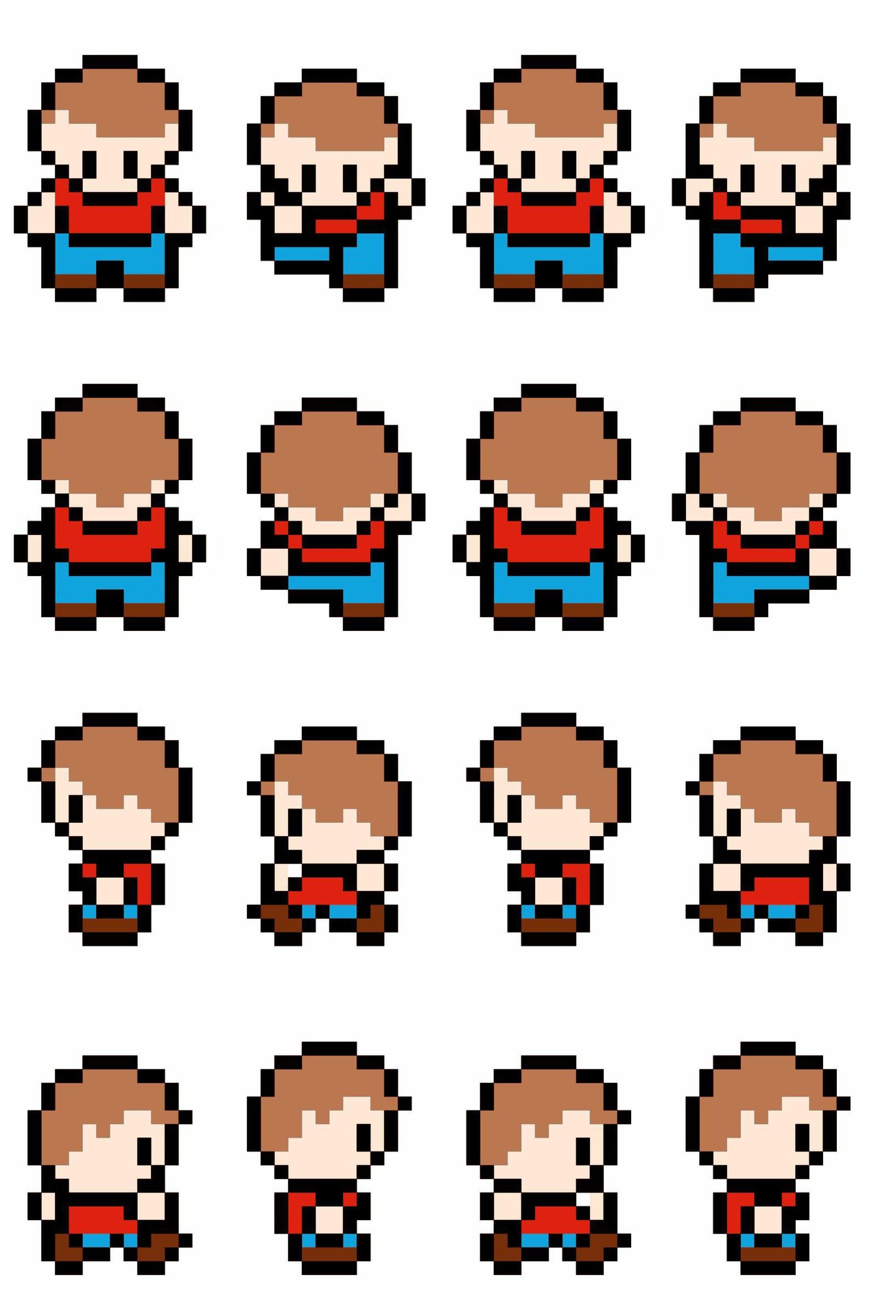 Sprite Sheet Player человек