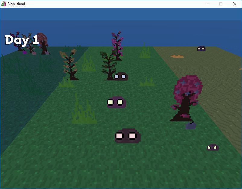 React blob. Blob game.