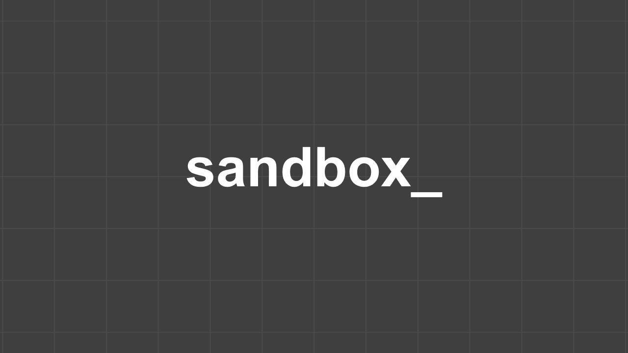 sandbox_ - release date, videos, screenshots, reviews on RAWG