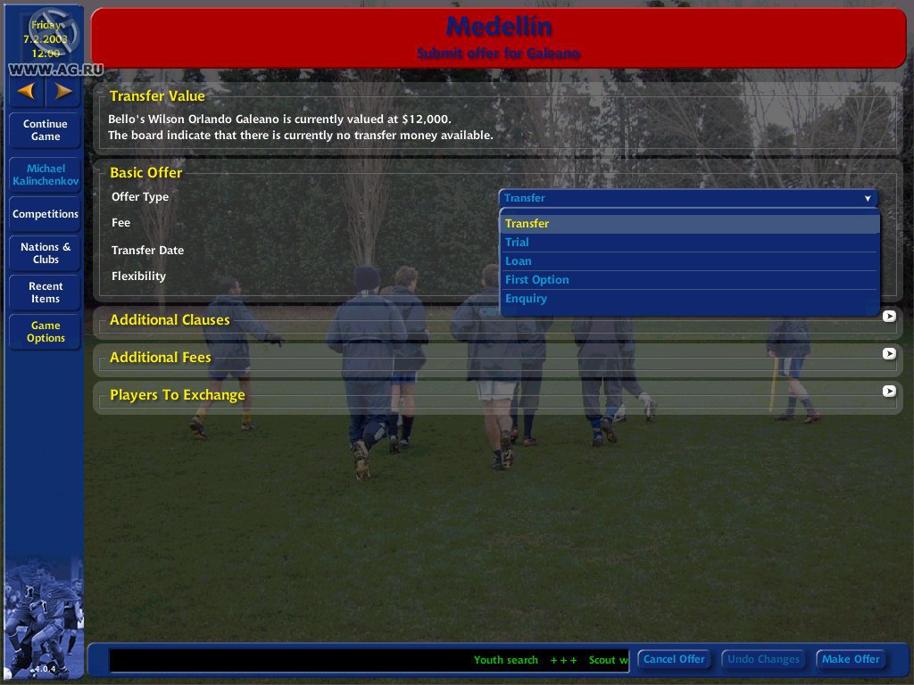 Championship Manager 03/04 Updates