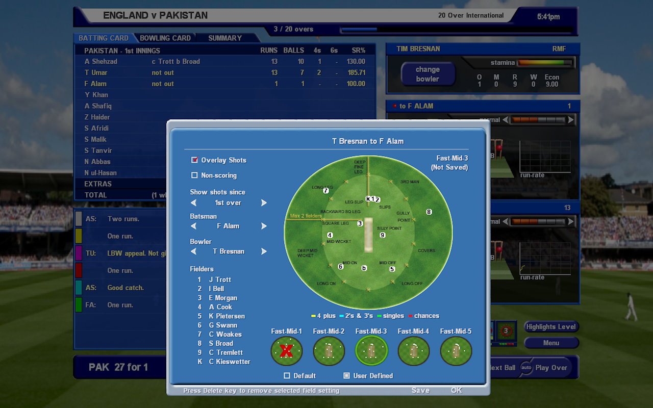 Игры international. International Cricket 2010.