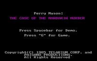 Perry Mason: The Case of the Mandarin Murder screenshot, image №756605 - RAWG