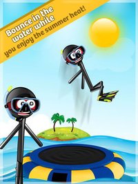 Stickman Water Trampoline FREE - Flipping Summer! screenshot, image №1663968 - RAWG