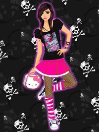 Emo Dress Up game screenshot, image №1857931 - RAWG