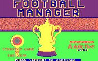 Football Manager (1982) screenshot, image №744369 - RAWG