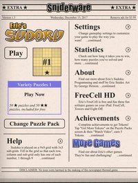 Eric's Sudoku –Classic Puzzles screenshot, image №2056433 - RAWG