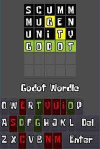 Godot Wordle screenshot, image №3234031 - RAWG