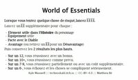 World of Essentials version française screenshot, image №2792083 - RAWG