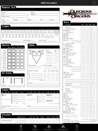 Real Sheet: D&D 3.0 Edition + Dice Table screenshot, image №2133414 - RAWG