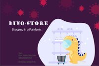 Dino-Store: Shopping in a Pandemic (lingfengzyc) screenshot, image №2464763 - RAWG