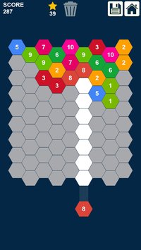 Hexa Puzzle: Shoot n Merge Numbers screenshot, image №2385338 - RAWG