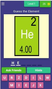 The Periodic Table Quiz Free screenshot, image №2508892 - RAWG