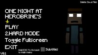 One Night At Herobrine's (ONAH) screenshot, image №3296222 - RAWG