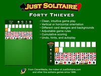 Just Solitaire: 40 Thieves screenshot, image №2132447 - RAWG