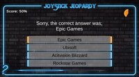 Joystick Jeopardy screenshot, image №3795324 - RAWG