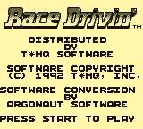Race Drivin' screenshot, image №751840 - RAWG