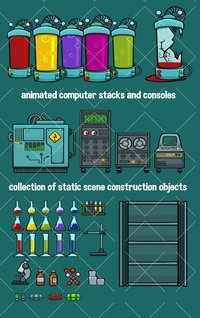 Mega laboratory scene creation kit screenshot, image №1963092 - RAWG