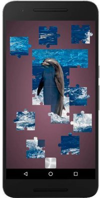 Real Dolphins Game: Jigsaw Puzzle 2019 screenshot, image №1965964 - RAWG