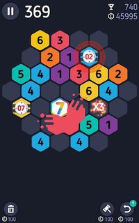 Make7! Hexa Puzzle screenshot, image №1532126 - RAWG