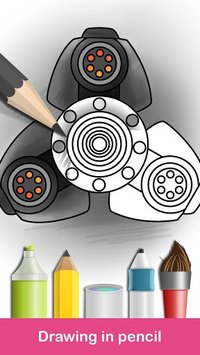 Fidget Spinner Coloring Books screenshot, image №1380759 - RAWG