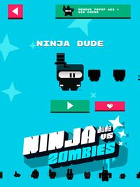 Ninja Dude vs Zombies - endless tap 'n' slash zombie arcade game screenshot, image №14348 - RAWG