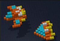 3d pixel spaceship game! screenshot, image №3789407 - RAWG