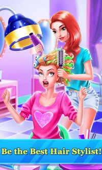 Hair Stylist Fashion Salon ❤ Rainbow Unicorn Hair screenshot, image №1592854 - RAWG