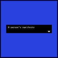 a persons manifesto screenshot, image №1810308 - RAWG