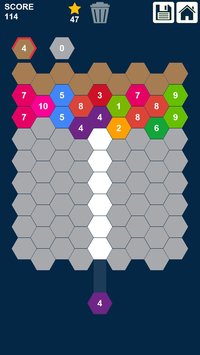 Hexa Attack: Shoot and Merge Numbers screenshot, image №2325793 - RAWG