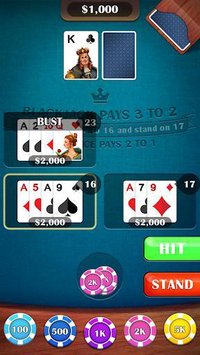 Blackjack 21 - casino card game screenshot, image №1491944 - RAWG