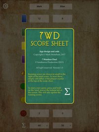 7WD – Score Sheet screenshot, image №952476 - RAWG