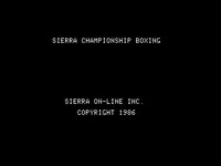 Sierra Championship Boxing screenshot, image №757229 - RAWG