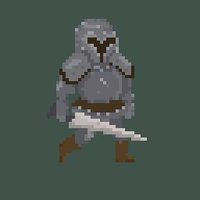 Knight Sprite - Pixel Set - Tile Set screenshot, image №1210446 - RAWG