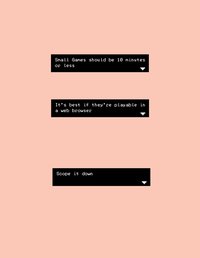 Small Games Manifesto screenshot, image №1063656 - RAWG
