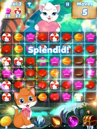 Kitty Crush - puzzle games with cats and candy screenshot, image №1675187 - RAWG