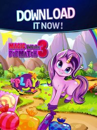 Magic Unicorn pop match 3 screenshot, image №1980039 - RAWG