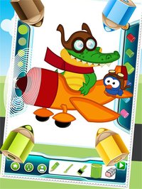 Flying on Plane Coloring Book World Paint and Draw Game for Kids screenshot, image №1632812 - RAWG