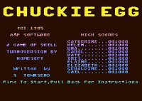 Chuckie Egg screenshot, image №747808 - RAWG